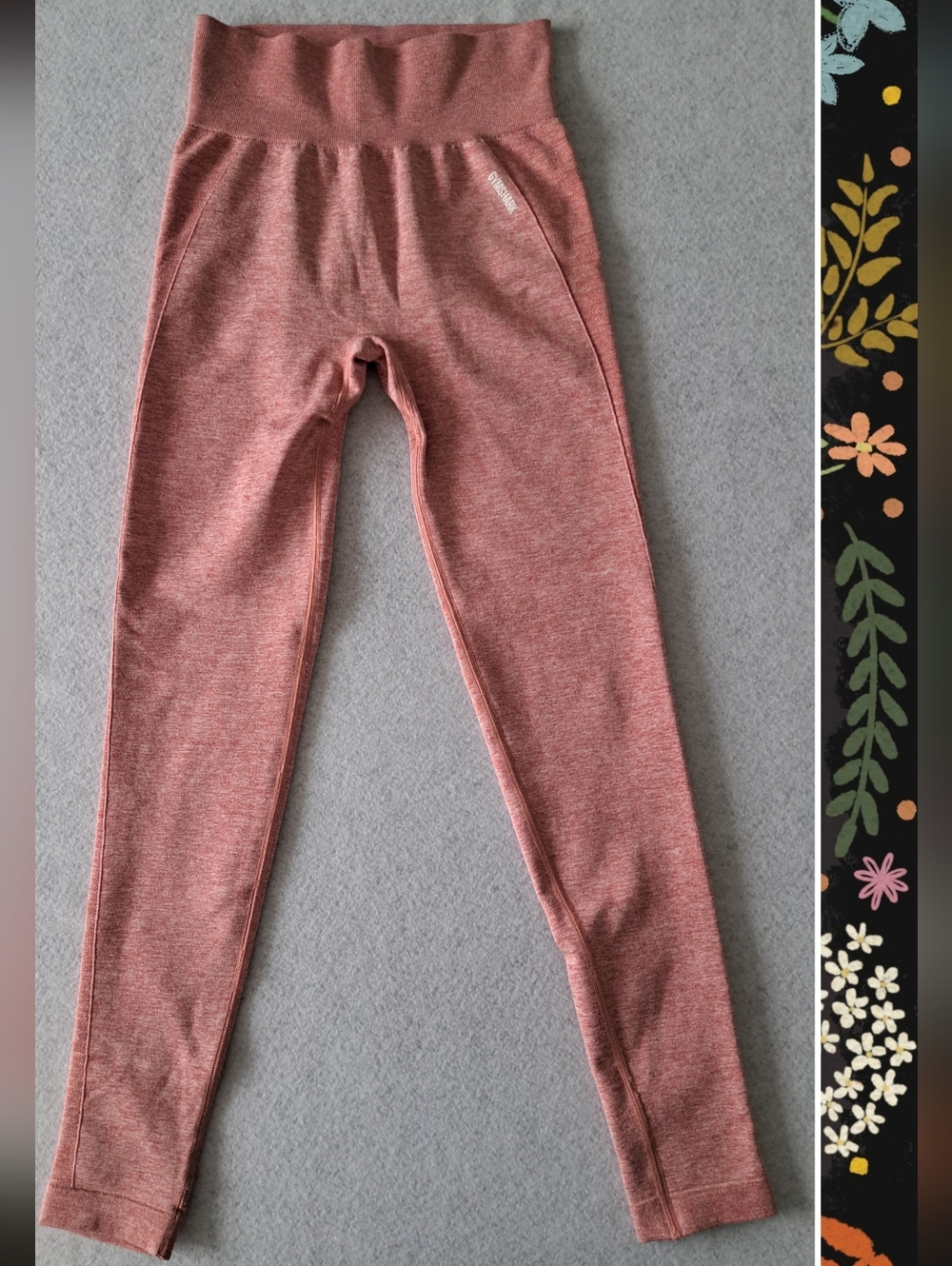 Gymshark Seamless Terracotta Pink Leggings